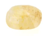 Stunning Natural Yellow Sapphire (Pukhraj) 6.57 Carat/7.22 Ratti - Back View