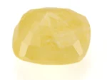 Stunning Natural Yellow Sapphire (Pukhraj) 7.02 Carat/7.71 Ratti - Back View