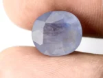 Stunning Natural Blue Sapphire (Neelam) 5.90 Carat/6.48 Ratti - Size Reference