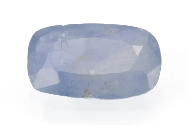 Stunning Natural Blue Sapphire (Neelam) 7.42 Carat/8.15 Ratti - Front View