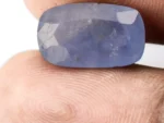 Stunning Natural Blue Sapphire (Neelam) 7.42 Carat/8.15 Ratti - Size Reference