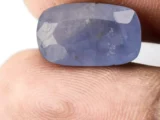 Stunning Natural Blue Sapphire (Neelam) 7.42 Carat/8.15 Ratti - Size Reference