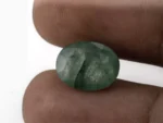 Natural Jambia Emerald (Panna) 5.38 Carat / 5.91 Ratti - Size Reference