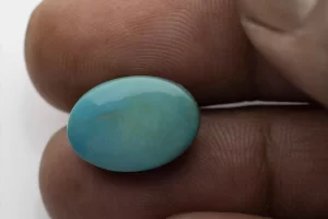 Turquoise Stone 11.35 Ratti - 10.33 Carat Firoza Size Reference