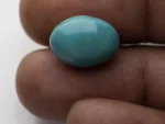 Turquoise Stone 11.99 Ratti - 10.91 Carat Firoza Size Reference