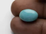 Turquoise Stone 13.32 Ratti - 12.12 Carat Firoza Size Reference