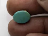 Turquoise Stone 4.47 Ratti - 4.07 Carat Firoza Size Reference