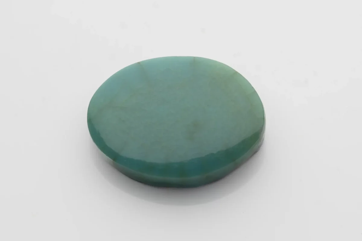 Turquoise Stone 4.47 Ratti - 4.07 Carat Firoza Front View