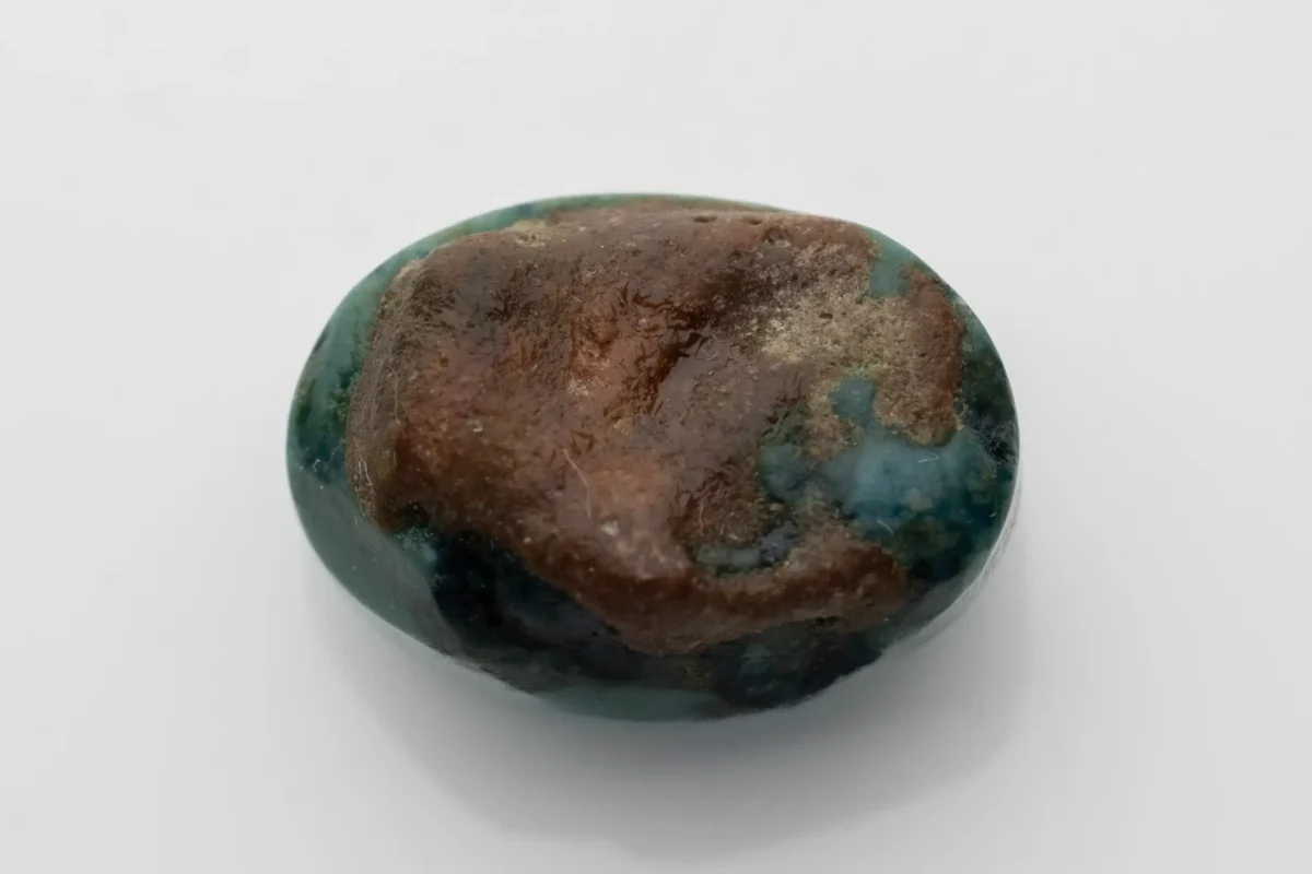 Turquoise Stone 8.24 Ratti - 7.50 Carat Firoza Back View
