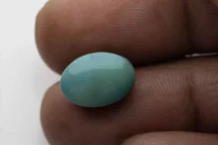 Turquoise Stone 8.24 Ratti - 7.50 Carat Firoza Size Reference