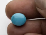 Turquoise Stone 8.49 Ratti - 7.73 Carat Firoza Size Reference