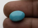 Turquoise Stone 10.70 Ratti - 9.74 Carat Firoza Size Reference