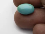 Turquoise Stone 6.57 Ratti - 5.98 Carat Firoza Size Reference