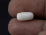 White Coral Stone 4.61 Ratti - 4.20 Carat Safed Moonga Size Reference