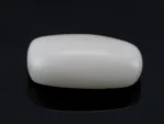 Front view of 5.45 Ratti White Coral Stone​ 4.96 Carat showcasing its smooth texture and natural luster.