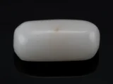 White Coral Stone 10.61 Ratti - 9.66 Carat Safed Moonga Front View