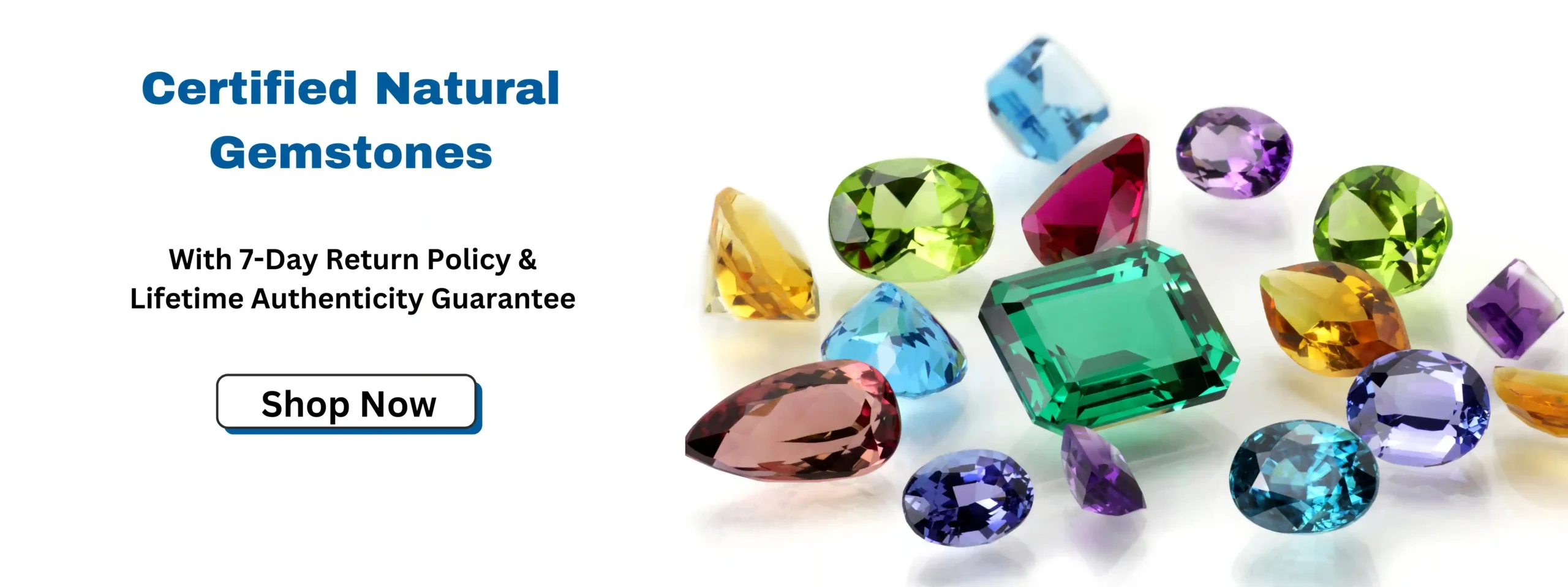Shop our collection of natural certified gemstones.