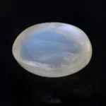 Natural Blue Moonstone Chandramani 6.57 Carat (7.22 Ratti) – Back view