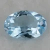 Natural Blue Topaz Stone 4.44 Carat (4.88 Ratti) – Top view