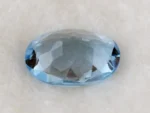 Natural Blue Topaz Stone 4.85 Carat – Side View