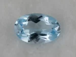 Natural Blue Topaz Stone 4.85 Carat – Top View