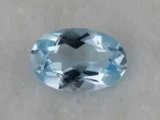 Natural Blue Topaz Stone 4.85 Carat – Top View