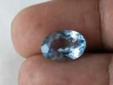 Natural Blue Topaz Stone 6.44 Carat – In Palm
