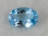 Natural Blue Topaz Stone 6.70 Carat – Top View