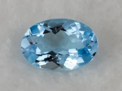 Natural Blue Topaz Stone 6.70 Carat – Top View