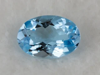 Natural Blue Topaz Stone 6.70 Carat – Top View