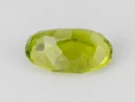 Natural Peridot Stone 2.50 Carat (2.75 Ratti) - Back view