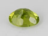 Natural Peridot Stone 3.00 Carat (3.30 Ratti) - Back view