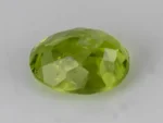 Natural Peridot Stone 3.28 Carat - Back View