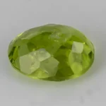 Natural Peridot Stone 3.28 Carat - Back View