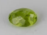 Natural Peridot Stone 3.28 Carat - Back View