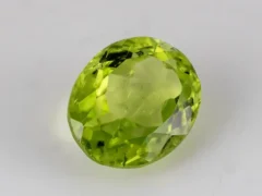 Natural Peridot Stone 3.28 Carat - Top View2