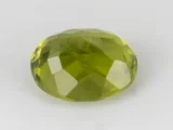 Natural Peridot Stone 3.78 Carat (4.15 Ratti) – Back View