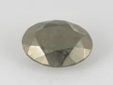 Natural Pyrite Stone – 14.44 Carat (15.87 Ratti) Certified Gem - Front view