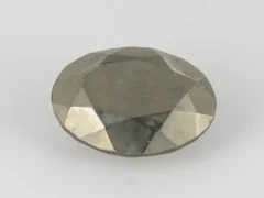 Natural Pyrite Stone – 14.44 Carat (15.87 Ratti) Certified Gem - Front view
