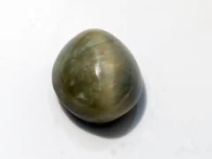 Natural Quartz Cat’s Eye Gemstone (Lahsuniya Ratna) – 8.35 Carat (9.17 Ratti) - front view