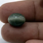Natural Quartz Cat’s Eye Gemstone (Lahsuniya Ratna) – 9.10 Carat (10.00 Ratti) - in palm