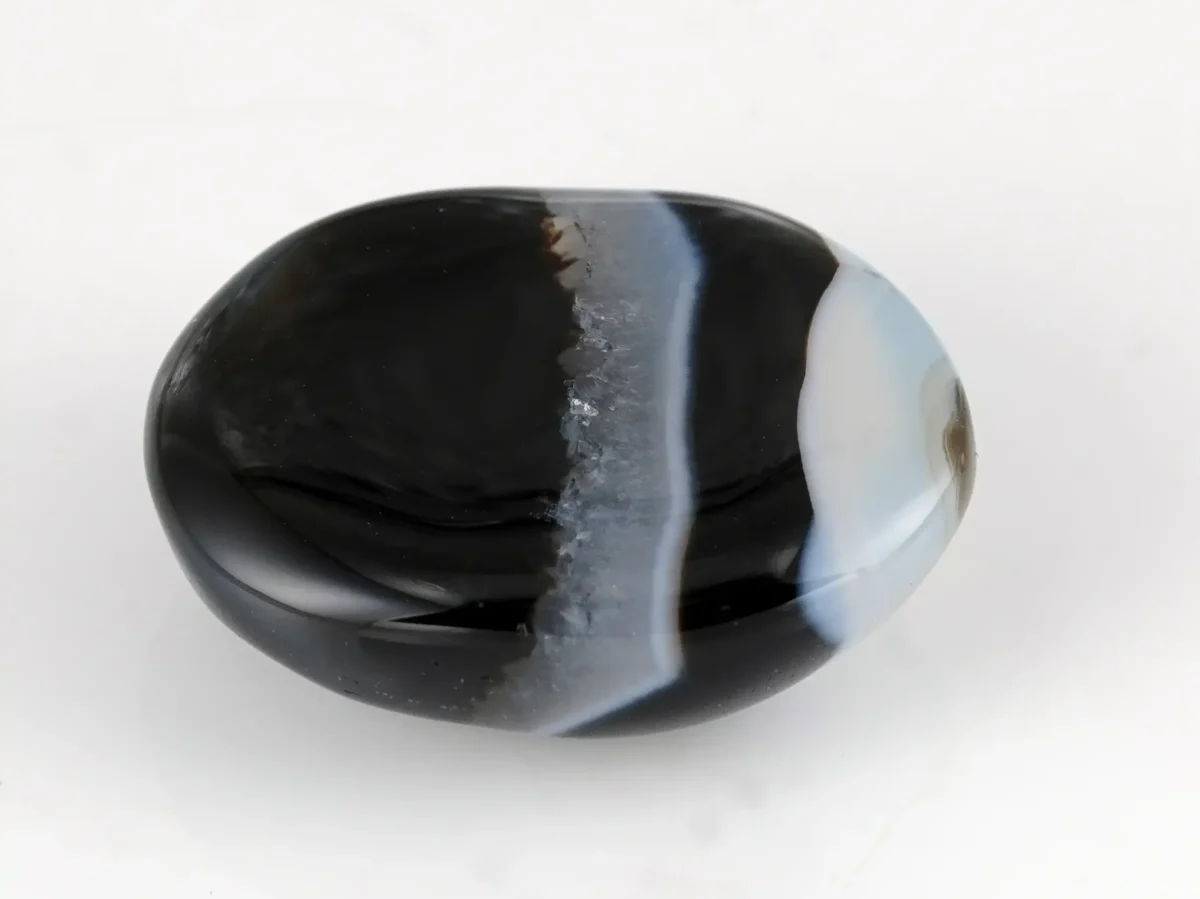 Natural Sulemani Hakik Agate Stone 13.60 Carat (14.94 Ratti) - Back view