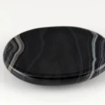 Natural Sulemani Hakik Agate Stone 62.15 Carat (68.30 Ratti) - Top view