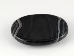 Natural Sulemani Hakik Agate Stone 62.15 Carat (68.30 Ratti) - Top view