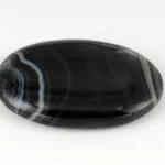 Natural Sulemani Hakik Agate Stone 62.15 Carat (68.30 Ratti) - Top view