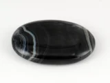 Natural Sulemani Hakik Agate Stone 62.15 Carat (68.30 Ratti) - Top view