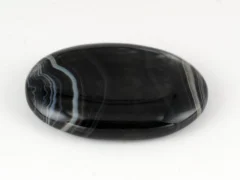 Natural Sulemani Hakik Agate Stone 62.15 Carat (68.30 Ratti) - Top view