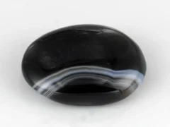 Natural Sulemani Hakik Agate Stone 8.04 Carat (8.83 Ratti) - Top view