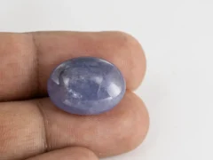 Natural Tanzanite Stone 22.00 Carat (24.18 Ratti) - In hand