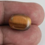 Natural Tiger Eye Stone 9.10 Carat (10.00 Ratti) – Original & Certified Quality - In Hand